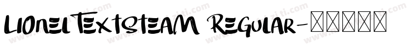 LionelTextSteam Regular字体转换